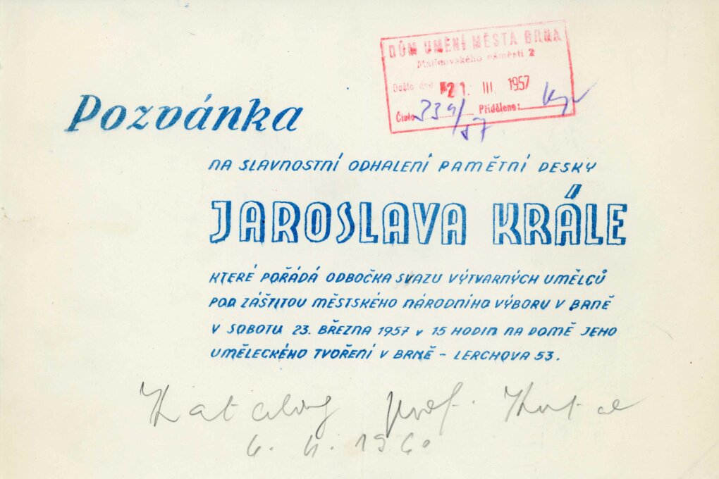 Jaroslav Král, k&nbsp;15. výročí úmrtí